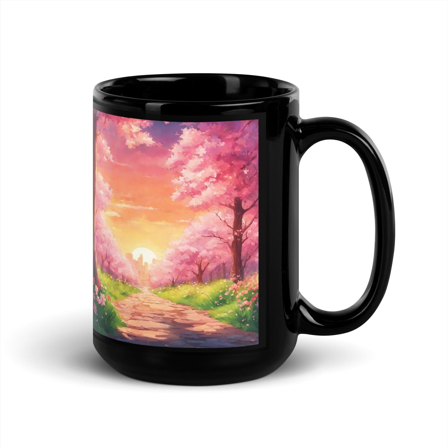 Black Glossy Mug