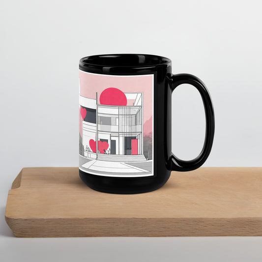 Black Glossy Mug