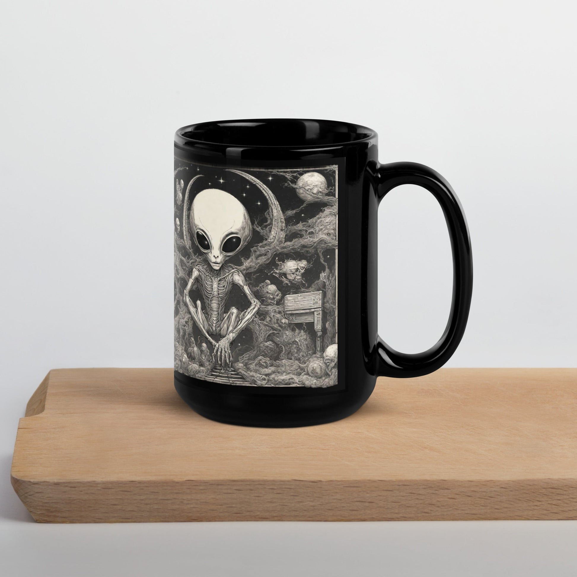 Black Glossy Mug