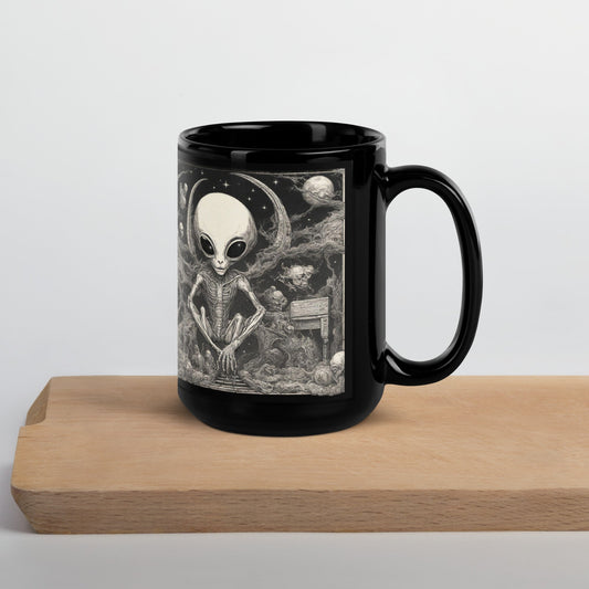 Black Glossy Mug