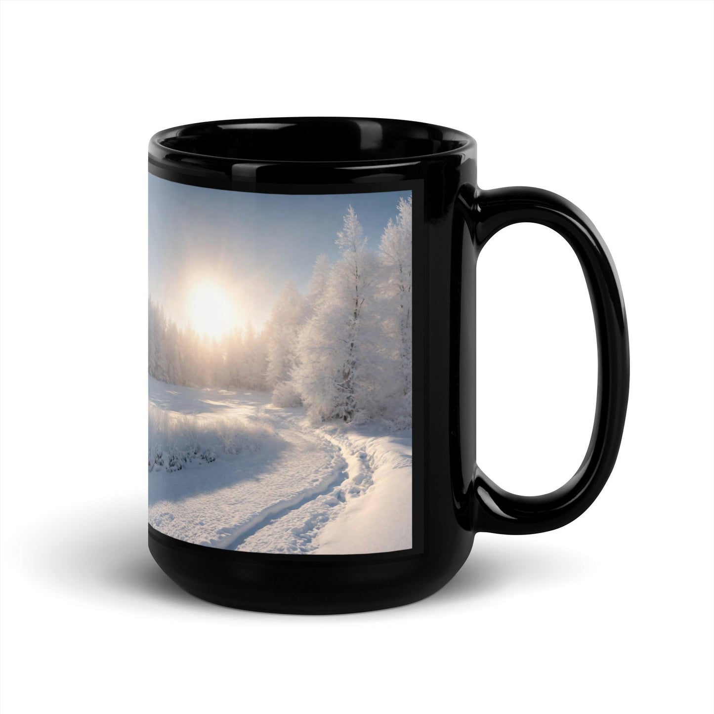 Black Glossy Mug