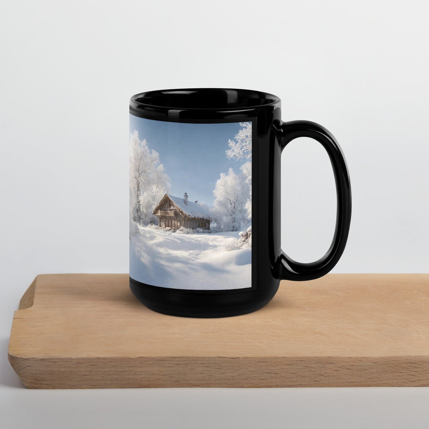 Black Glossy Mug