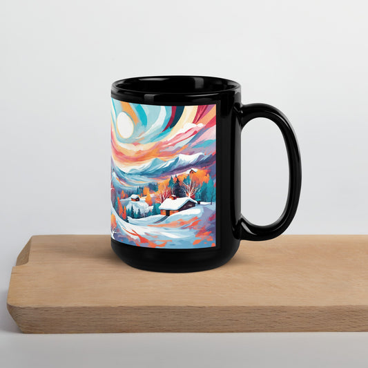 Black Glossy Mug