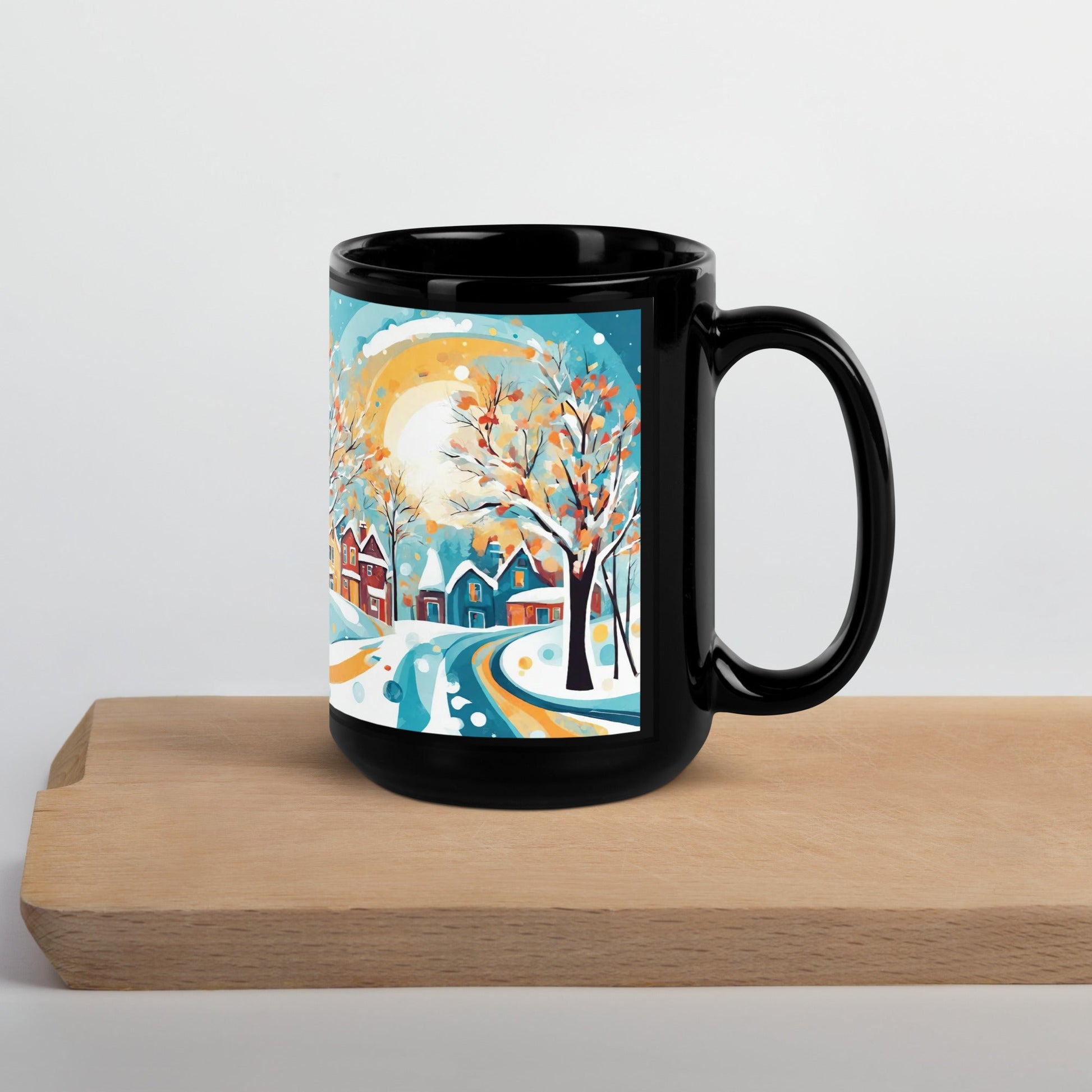 Black Glossy Mug