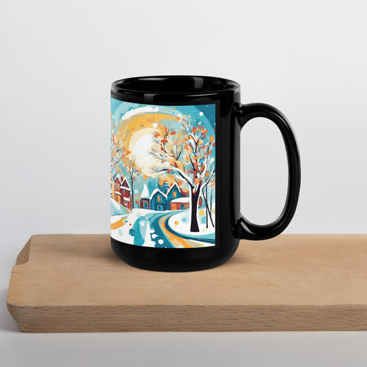 Black Glossy Mug