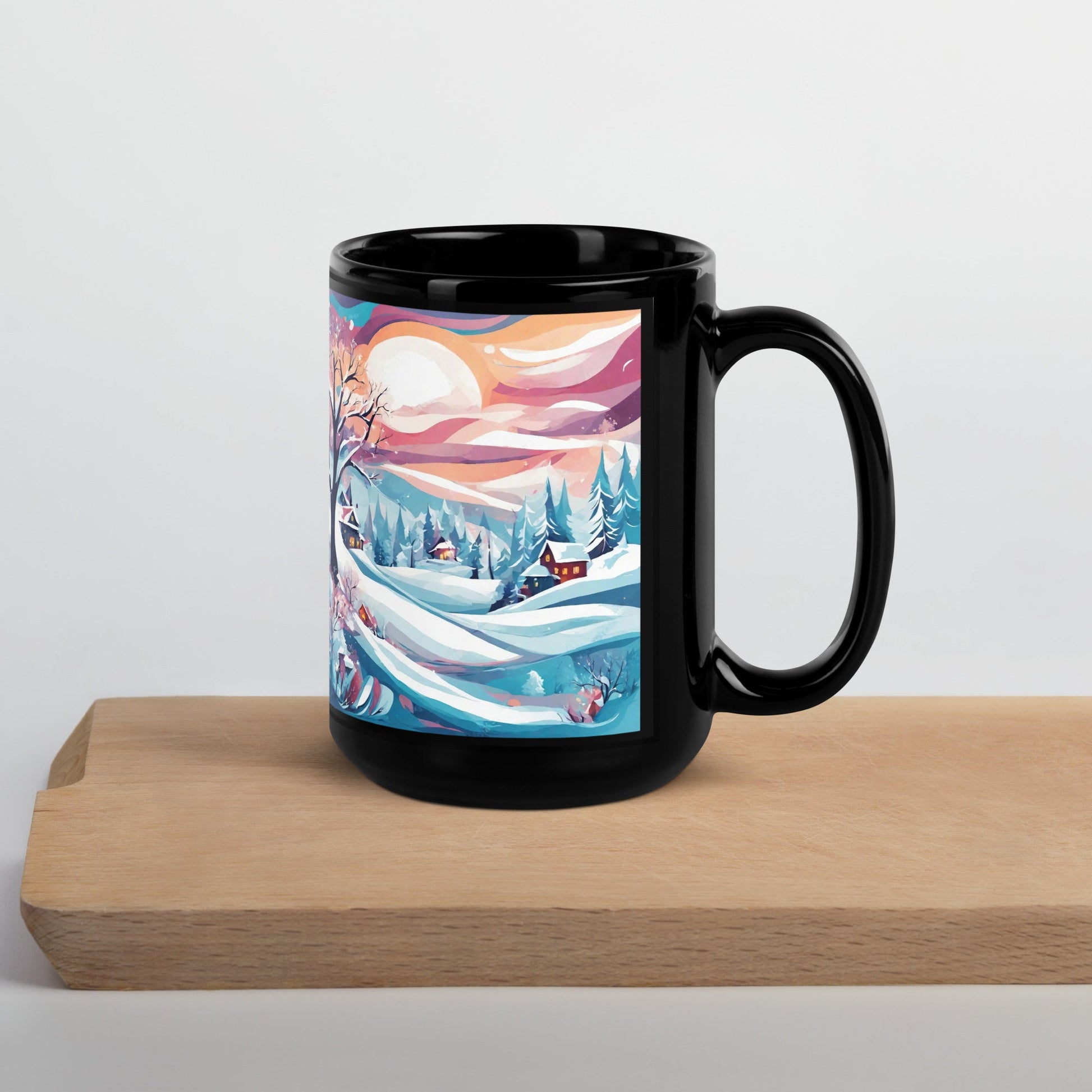 Black Glossy Mug