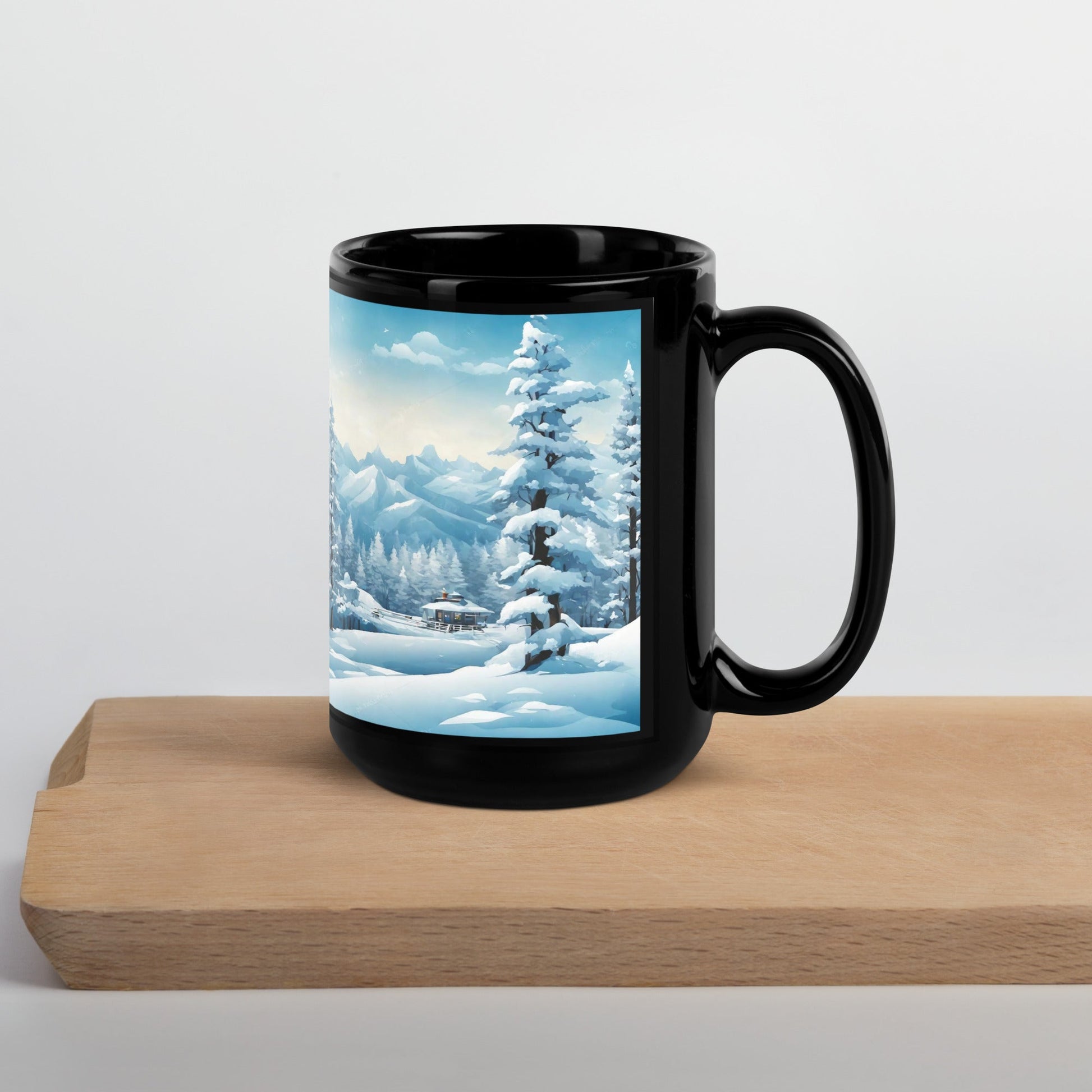 Black Glossy Mug