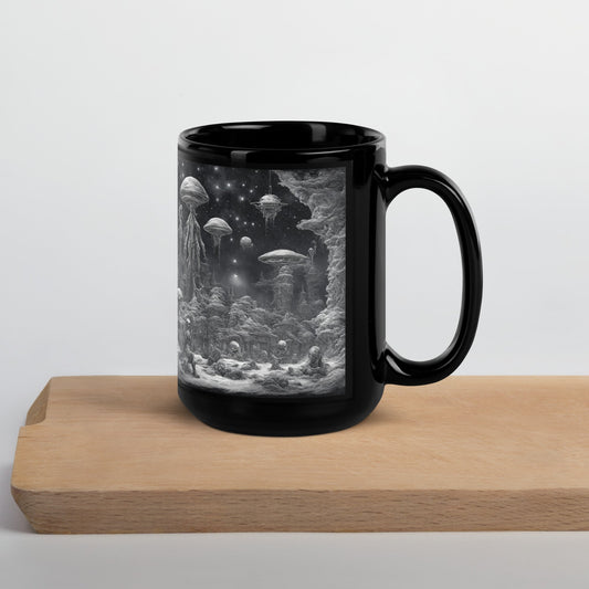 Black Glossy Mug