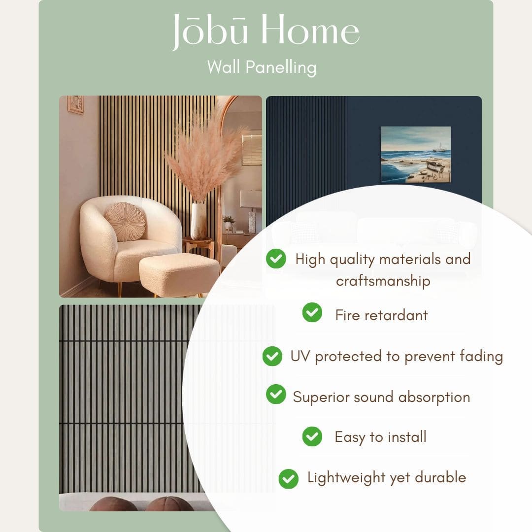 Black Oak Acoustic Wall Panels