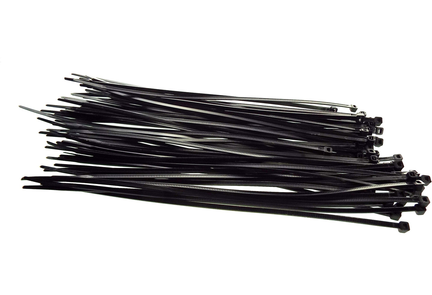100 Cable Ties (3.6mm x 200mm) Black