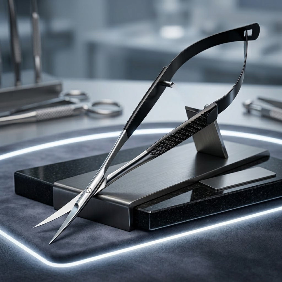 Cuticle Spring Micro Nail Scissors