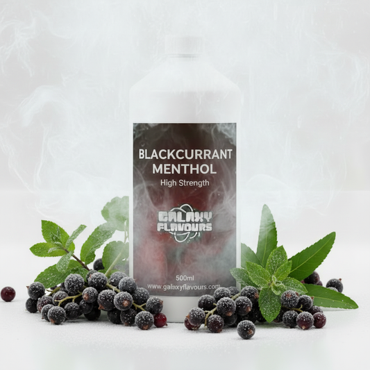 Blackcurrant Menthol Food Flavouring - Professional High Strength - 500ml