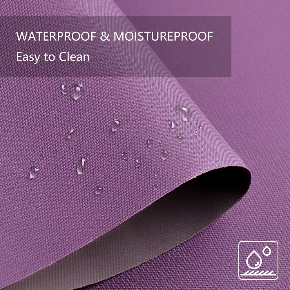 Blackout Waterproof Roller Blind Thermal UV Protection 104x183cm LUCKUP