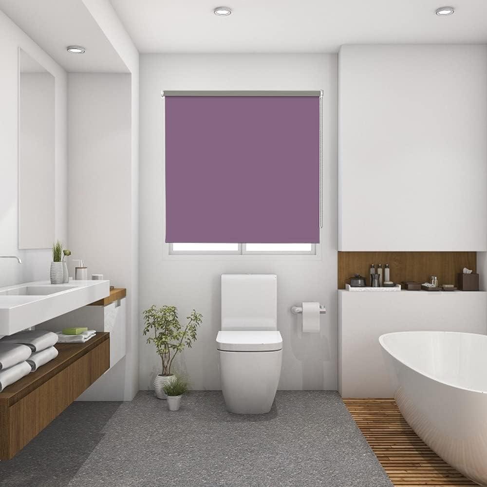 Blackout Waterproof Roller Blind Thermal UV Protection 104x183cm LUCKUP