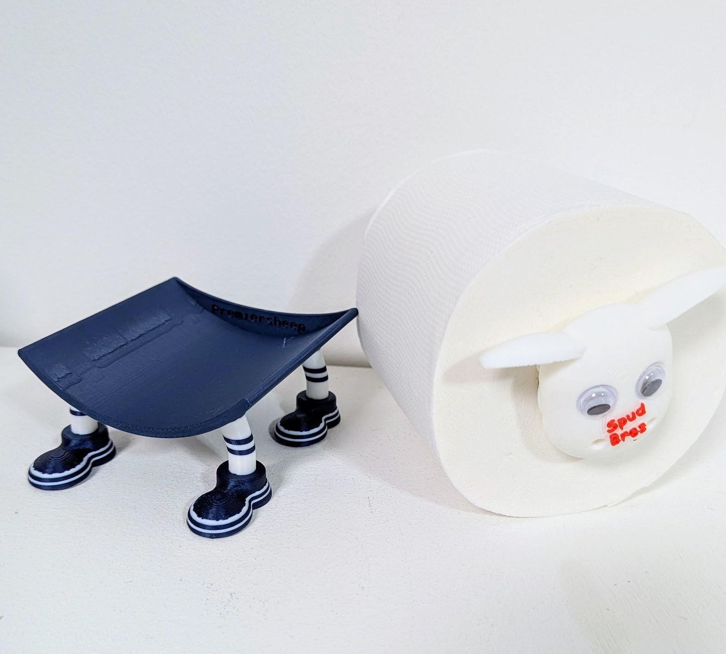 Blackpool football club toilet roll holder -