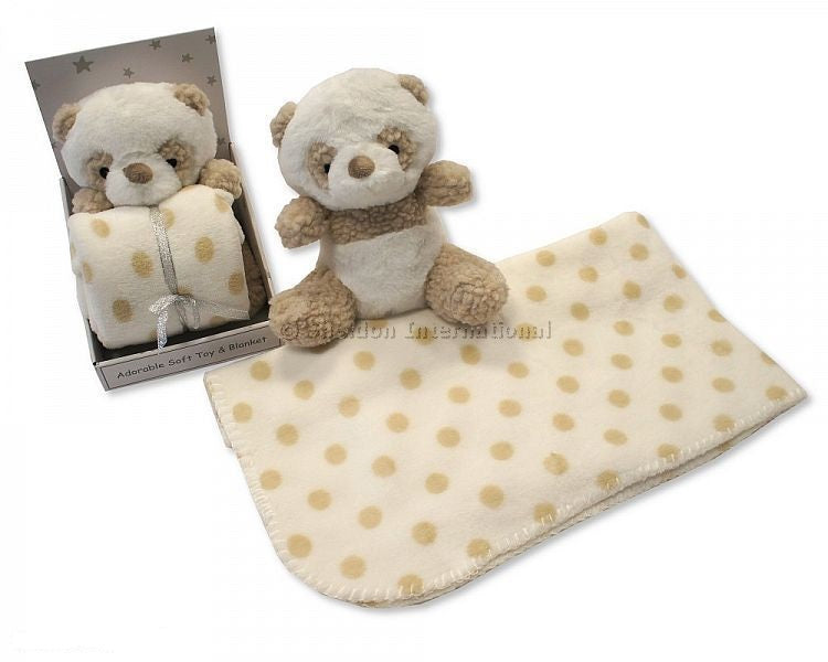 Blanket with panda bear SNUGGLE BABY for a child