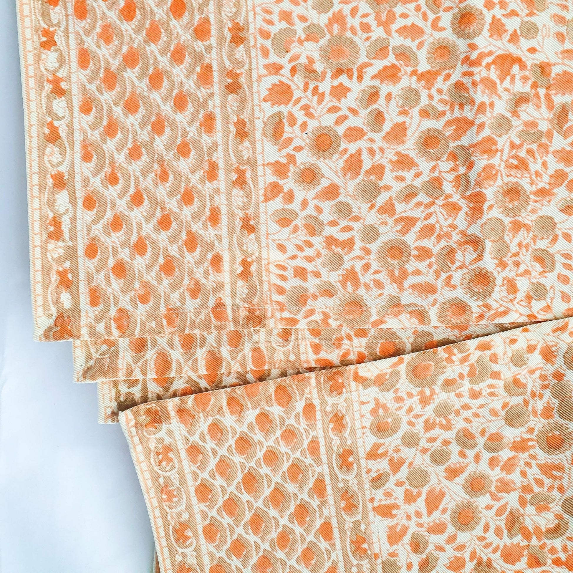 Block-printed organic cotton placemats (set of 2)