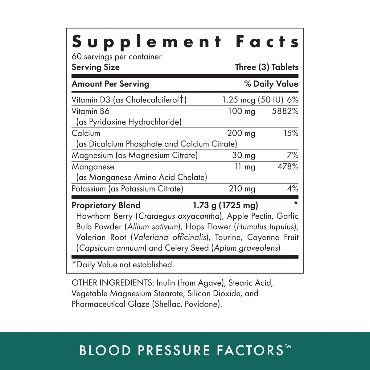 MICHAEL'S Health Naturopathic Programs Blood Pressure Factors - 180 Vegetarian Tablets, Pack of 2 - Provides Fluid Balance Support - Kosher - 120 Total Servings