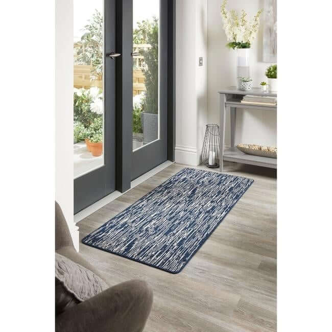 Washable Mat and Runners Abstract Design