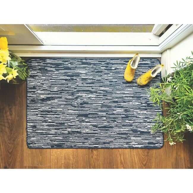 Washable Mat and Runners Abstract Design