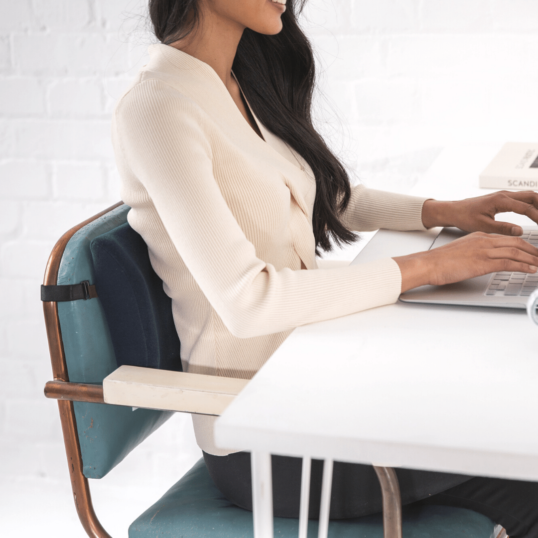 Compact Lumbar Support for Office Chair & Travel