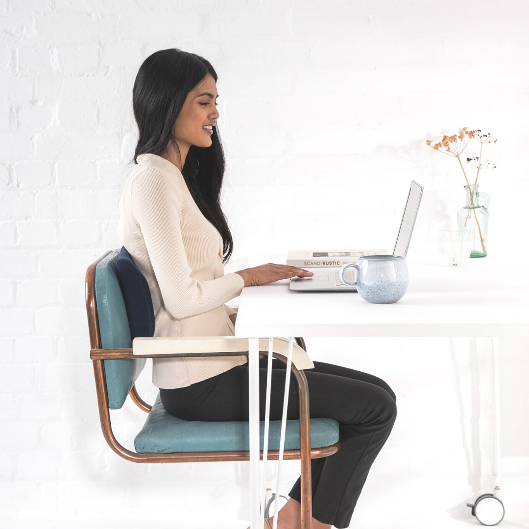 Compact Lumbar Support for Office Chair & Travel