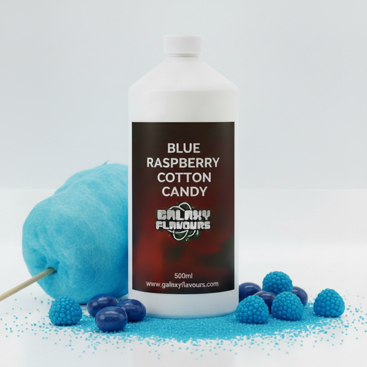 Blue Raspberry Cotton Candy Food Flavouring - Professional High Strength - 500ml