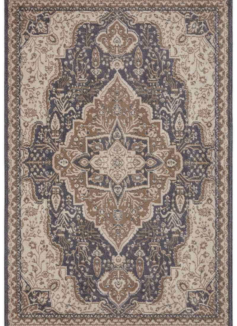 Terrain Designer Shortpile Rug – Medallion Design