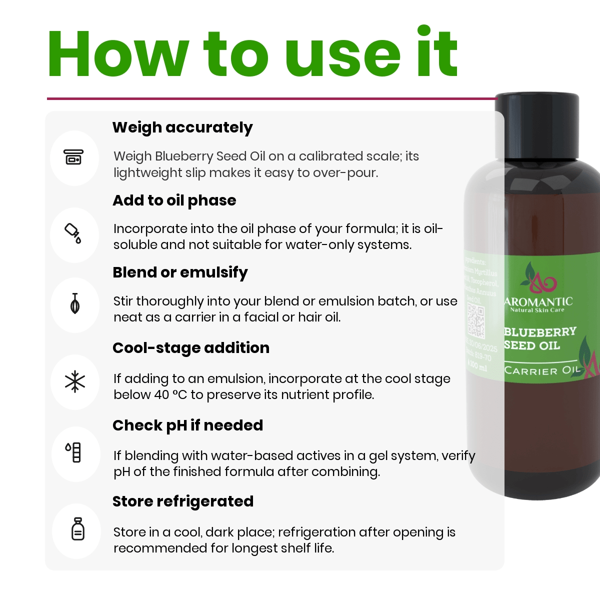 Blueberry Seed Oil