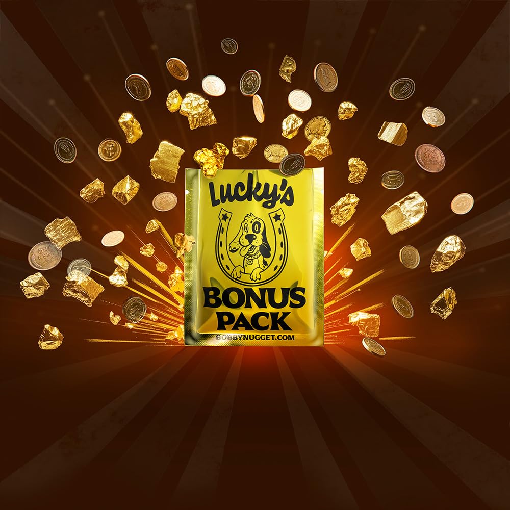 Bobby Nugget Gold Paydirt Bag – Real Gold in Every Bag + Lucky Bonus