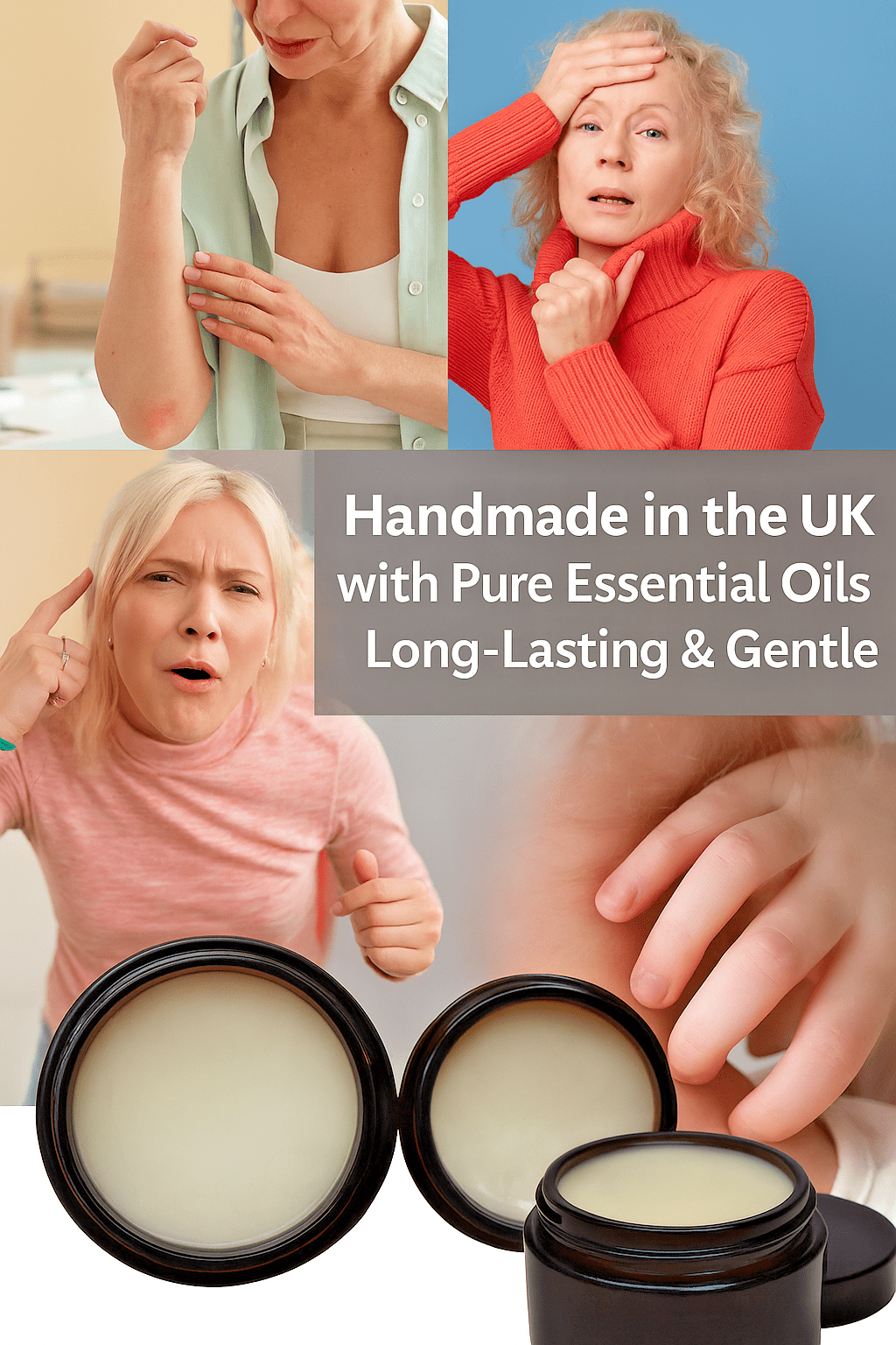 Body Cream for Itchy Skin – Natural Skin Itch Relief Balm Handmade UK