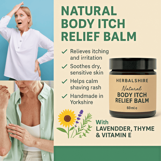 Body Cream for Itchy Skin – Natural Skin Itch Relief Balm Handmade UK