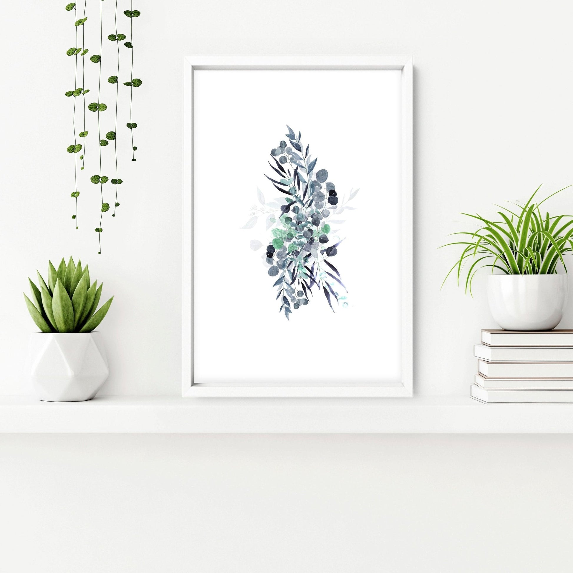 Botanical wall art framed | set of 3 prints