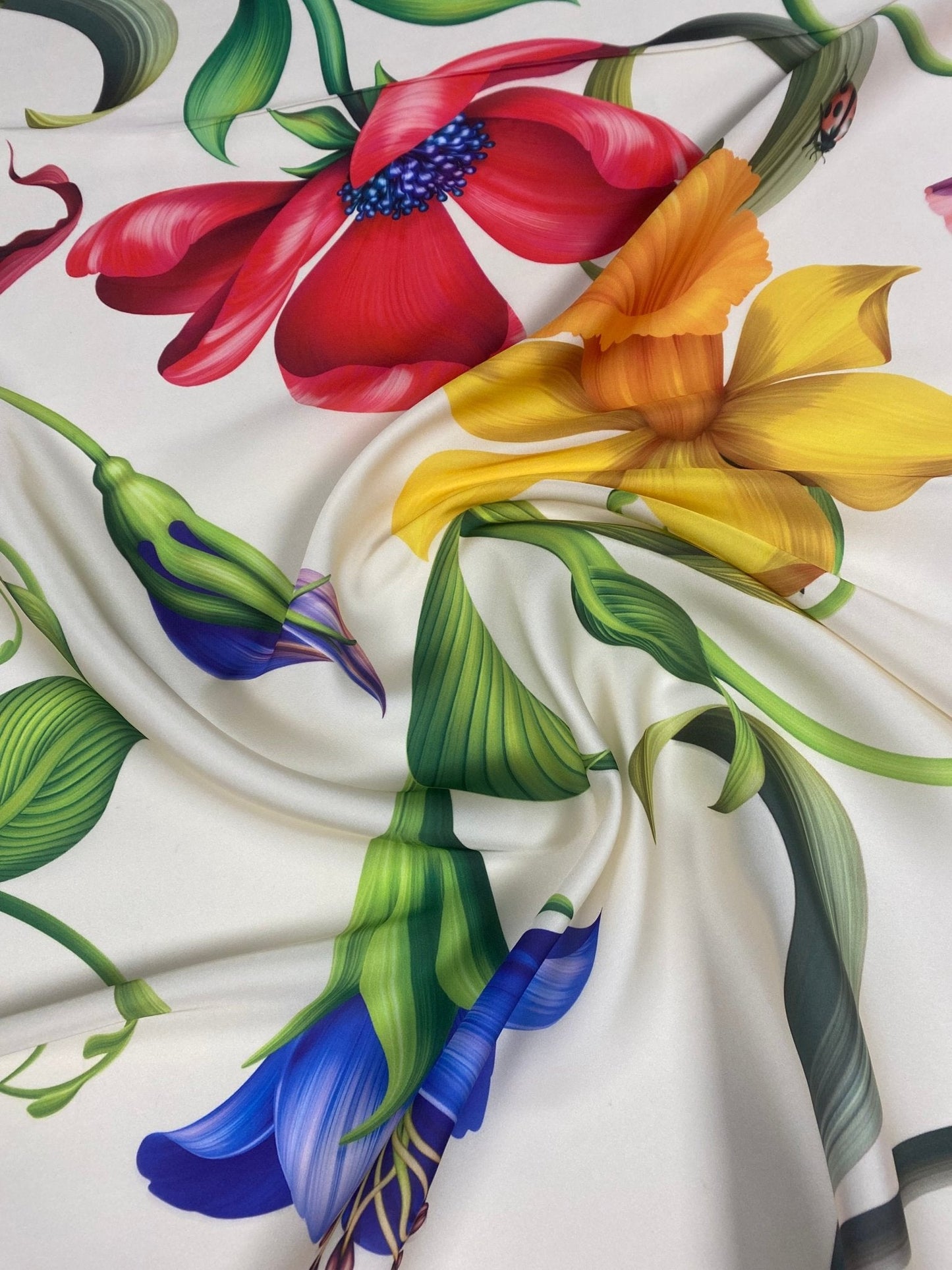 Tropical Floral Fabric by Metre