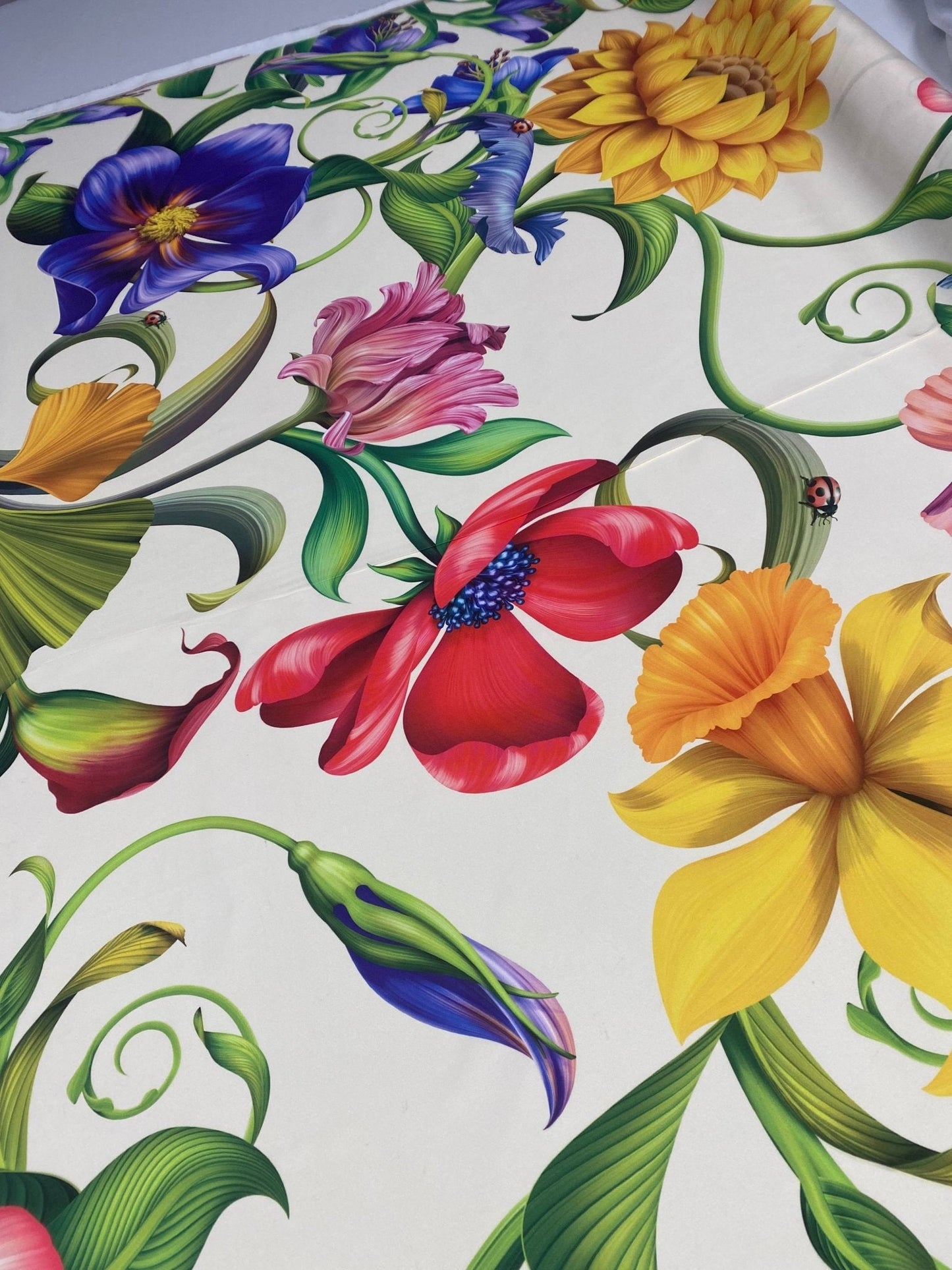 Tropical Floral Fabric by Metre