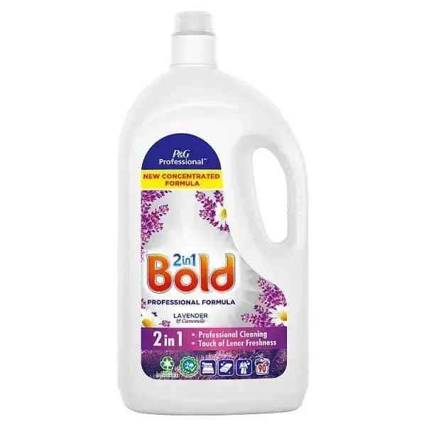 Bold Professional Washing Liquid Laundry Detergent Lavender and Chamomile, 90 washes, 4.05L