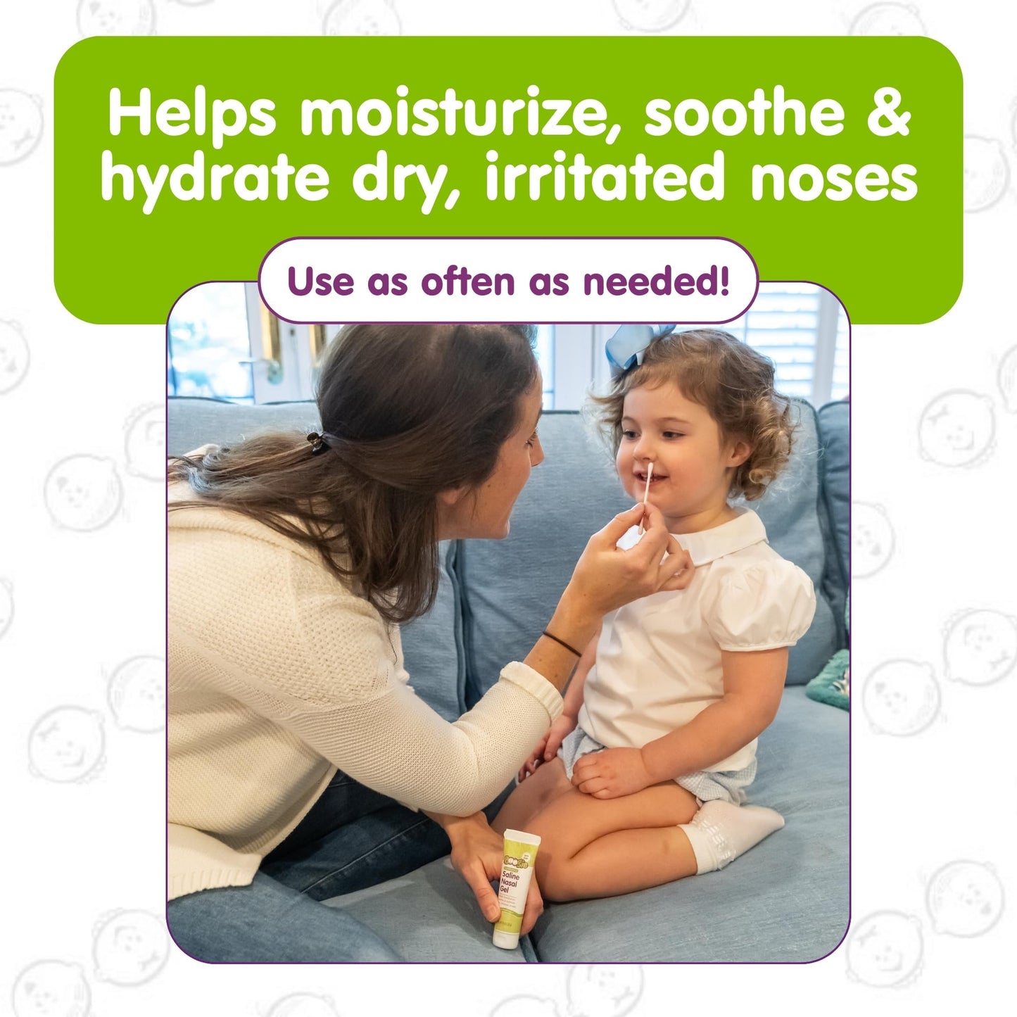 Boogie Saline Nasal Gel with Aloe — Isotonic, Unscented Hydration for Dry Noses | Pack of 1