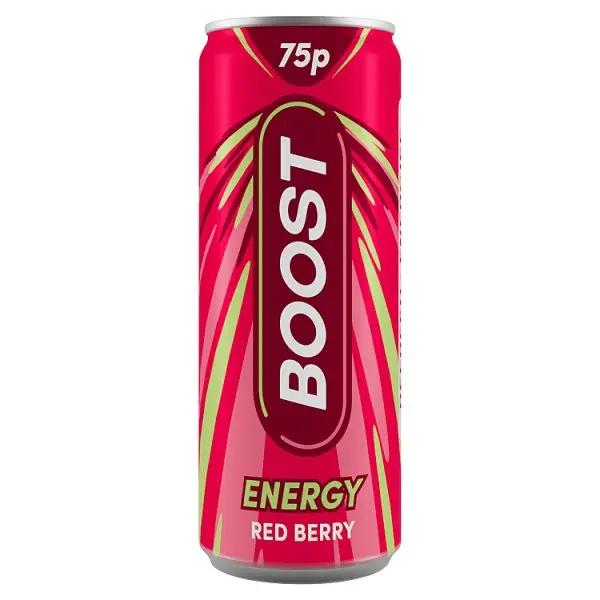 Boost Energy Red Berry 250ml (Case of 24)