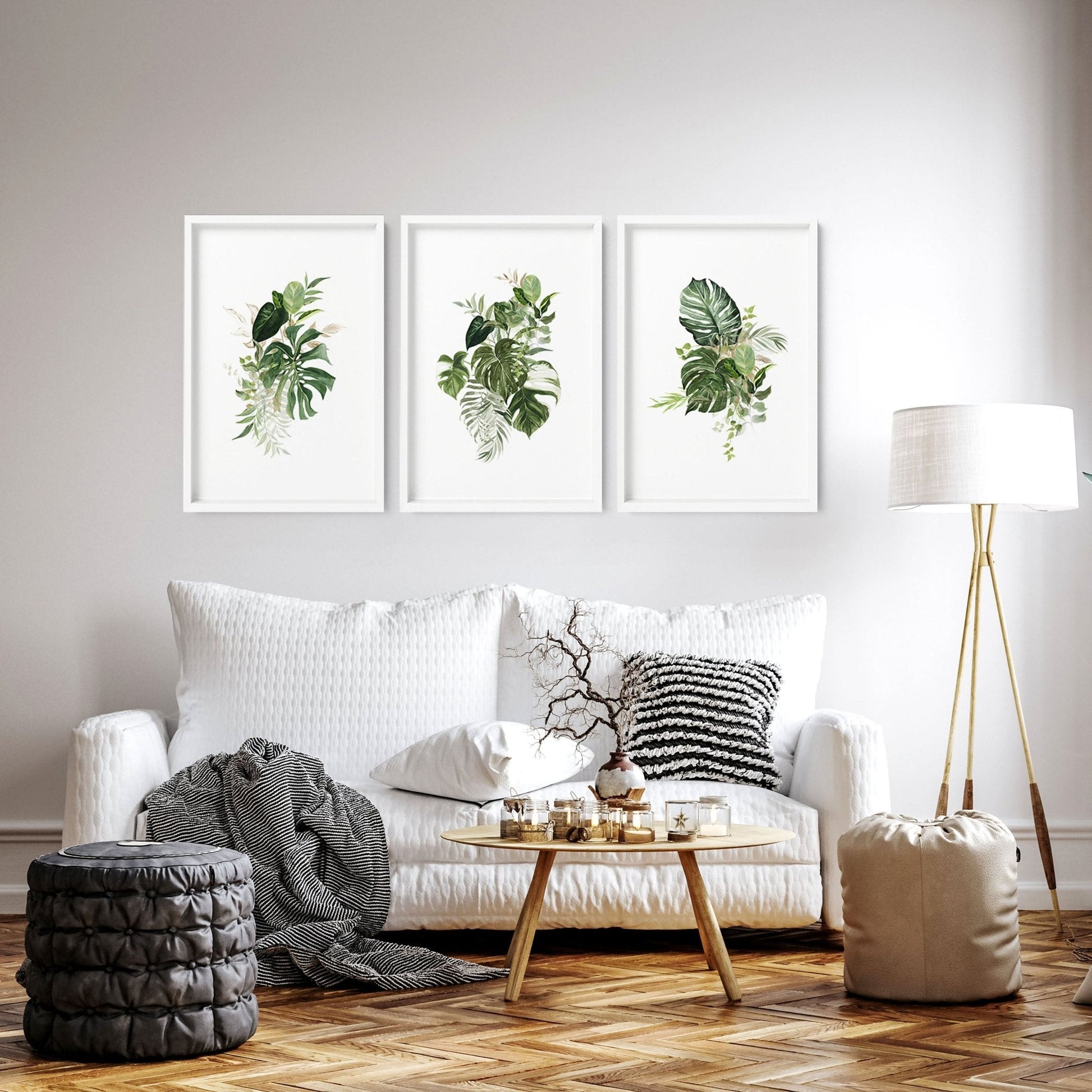 Botanical prints | set of 3 wall art prints