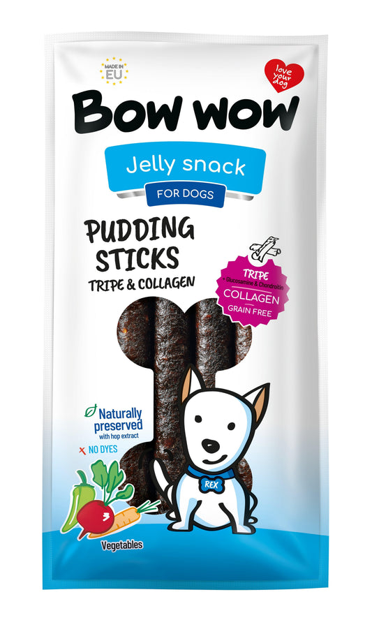 Bow Wow Pudding 6 Sticks Caramel 170g