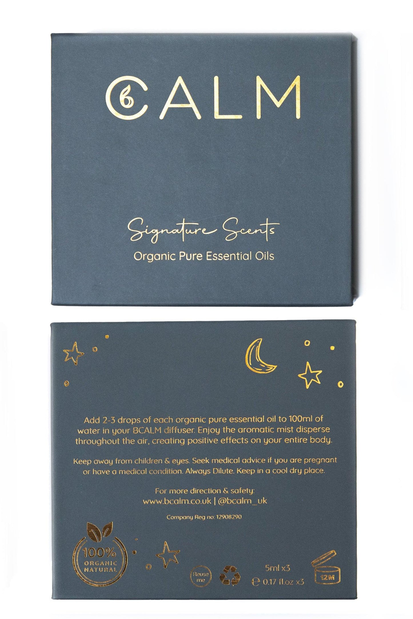 Breathe Calm Essential Oil Set - Stress Relief