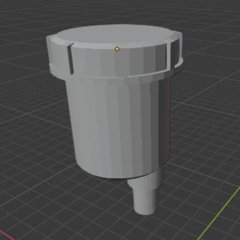 1:24th brake and clutch fluid reservoirs