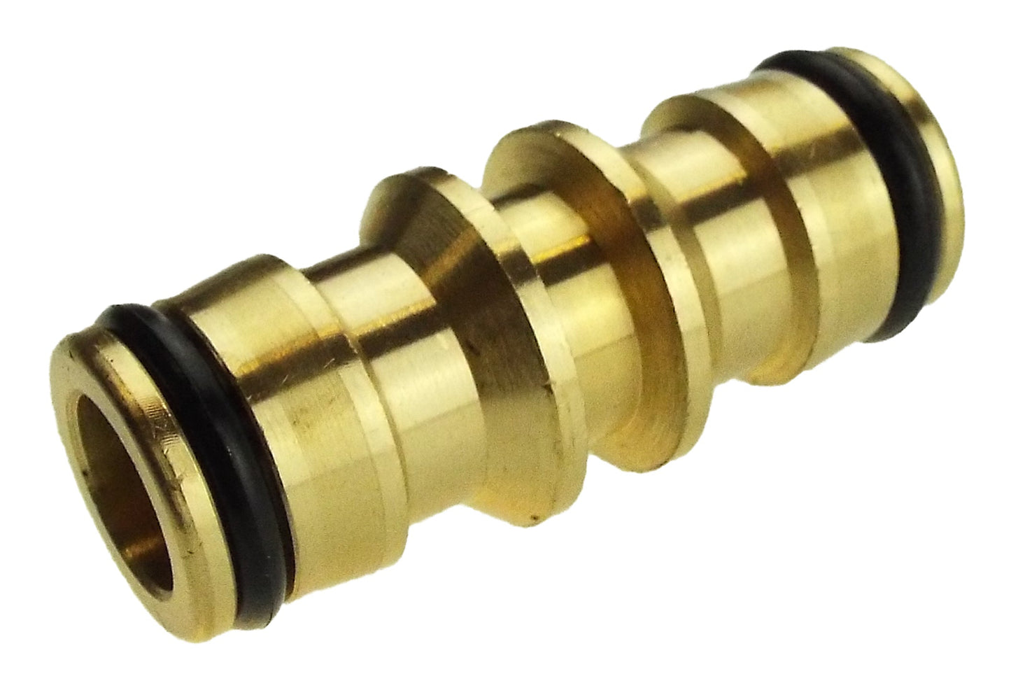 Two Way Male Snap-On Connector Brass