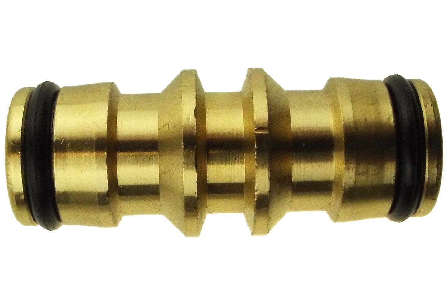 Two Way Male Snap-On Connector Brass Outdoor Watering Kit DIY Workshop Accessory