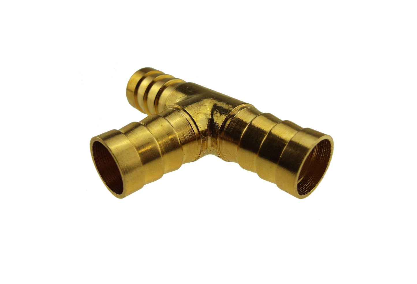 Brass Tee Connector 10mm Drip Irrigation Fitting DIY Workshop Accessory