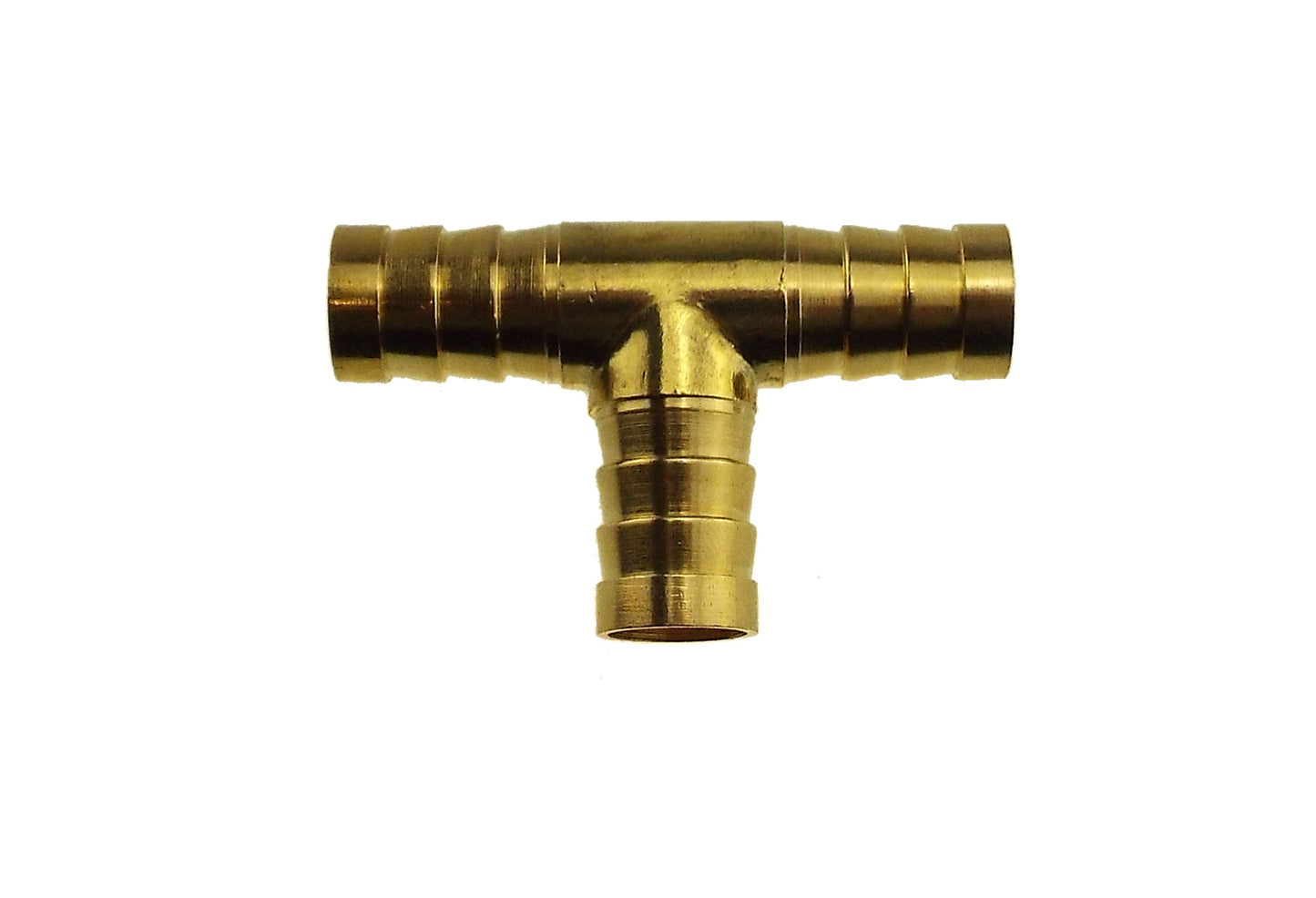 Brass Tee Connector 10mm Drip Irrigation Fitting DIY Workshop Accessory