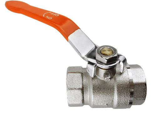 Brass Nickel-Plated Lever Valve 2in BSPF BSP Thread Fitting Brass Water Fitting