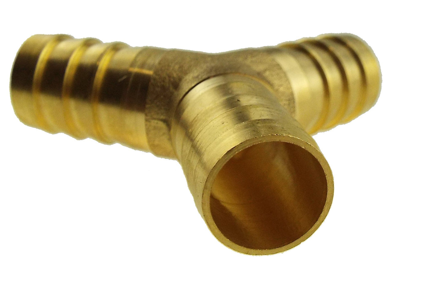 Brass Tee Y Connector 12.5mm Drip Irrigation Fitting DIY Workshop Accessory