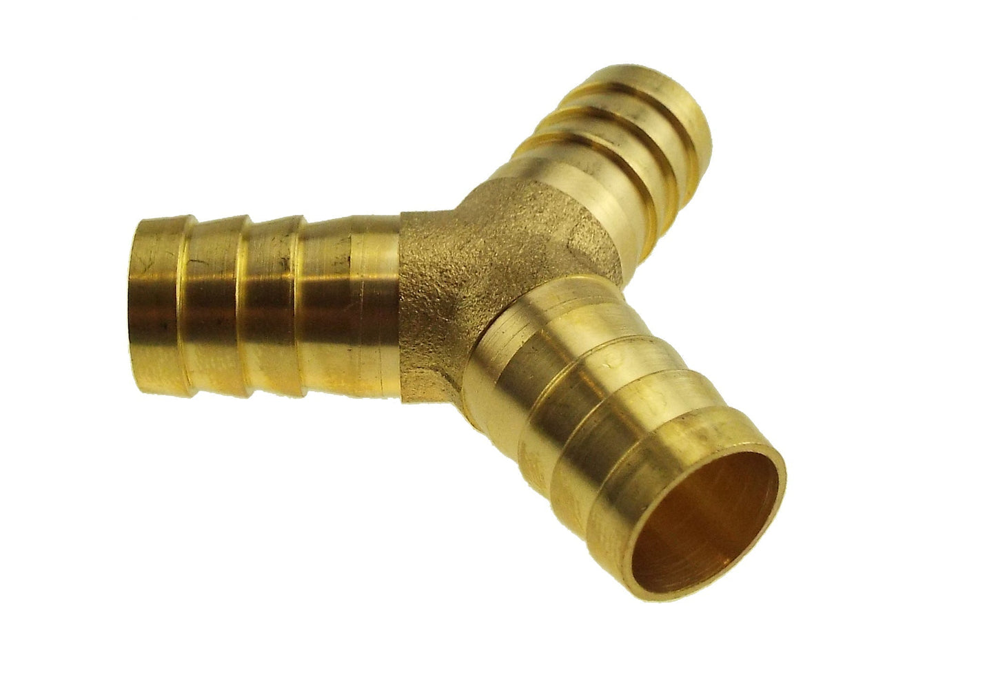 Brass Tee Y Connector 12.5mm Drip Irrigation Fitting DIY Workshop Accessory