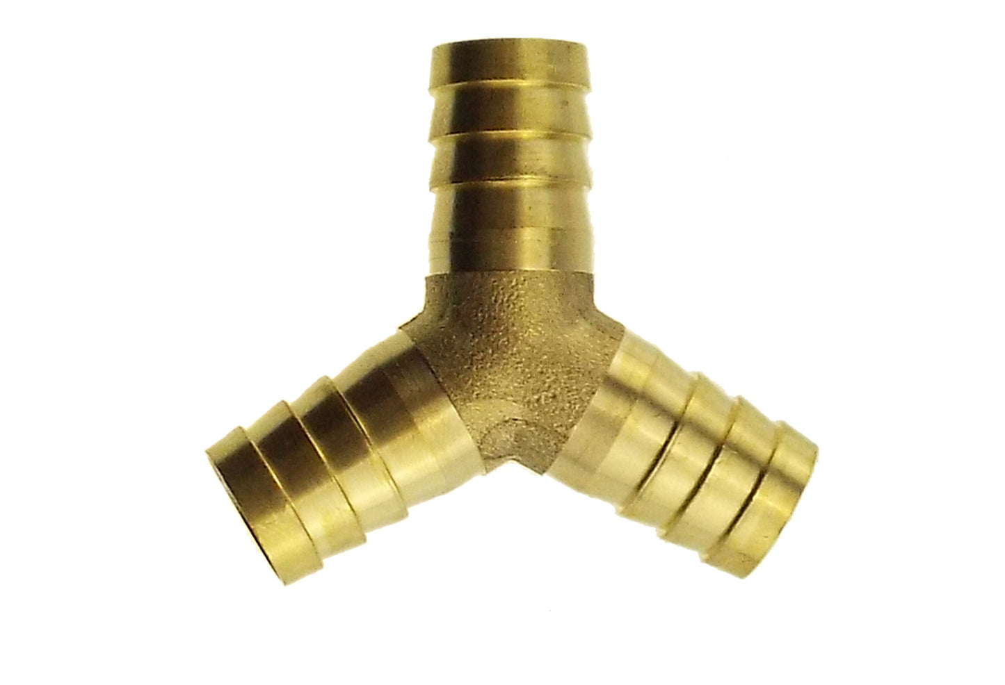 Brass Tee Y Connector 12.5mm Drip Irrigation Fitting DIY Workshop Accessory